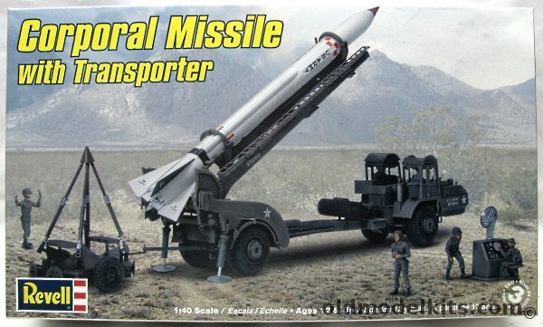 Revell 1/40 Corporal Missile with Transporter, 85-7852 plastic model kit